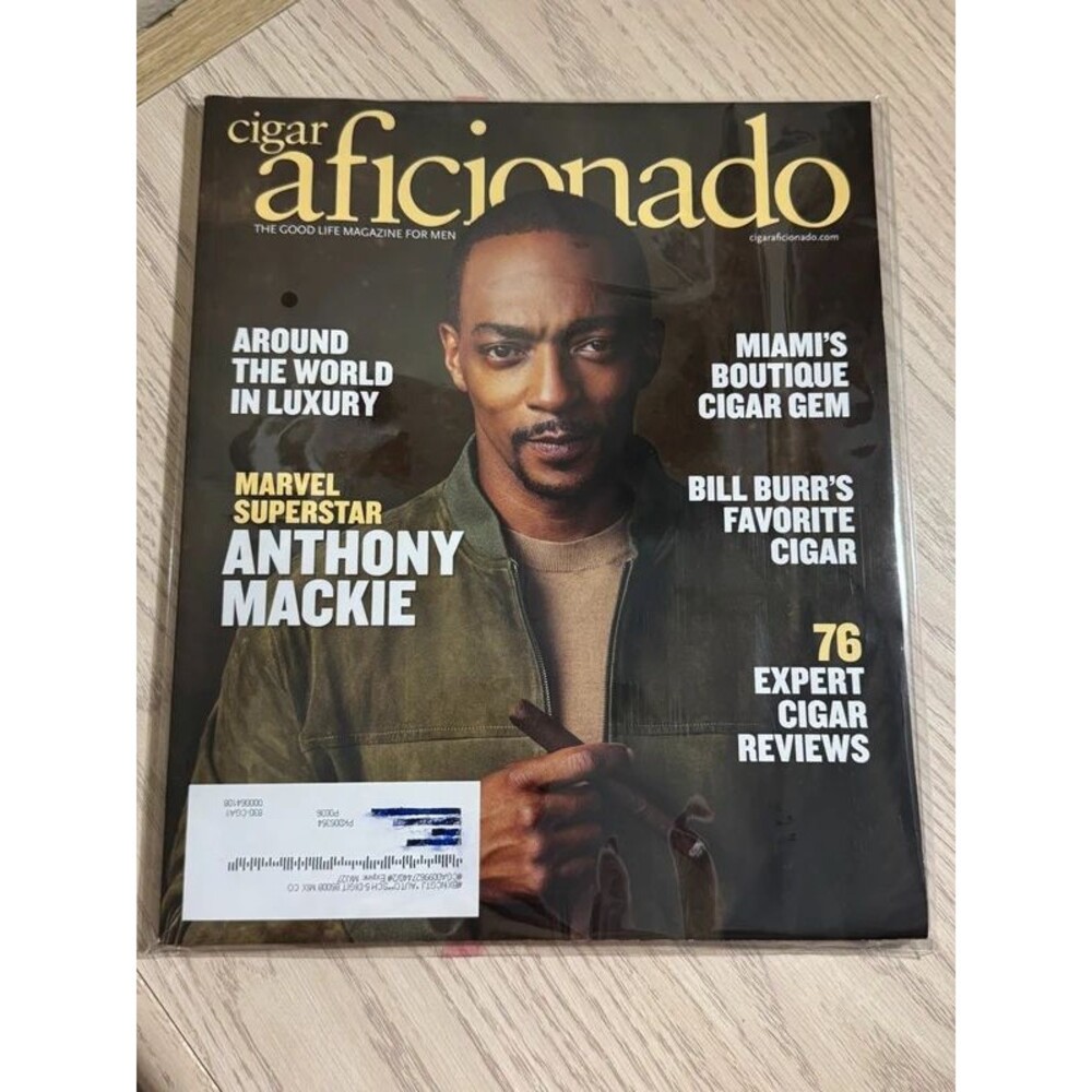 Cigar Aficionado Sept/Oct 2026 – Marvel Superstar Anthony Mackie Cover Edition!